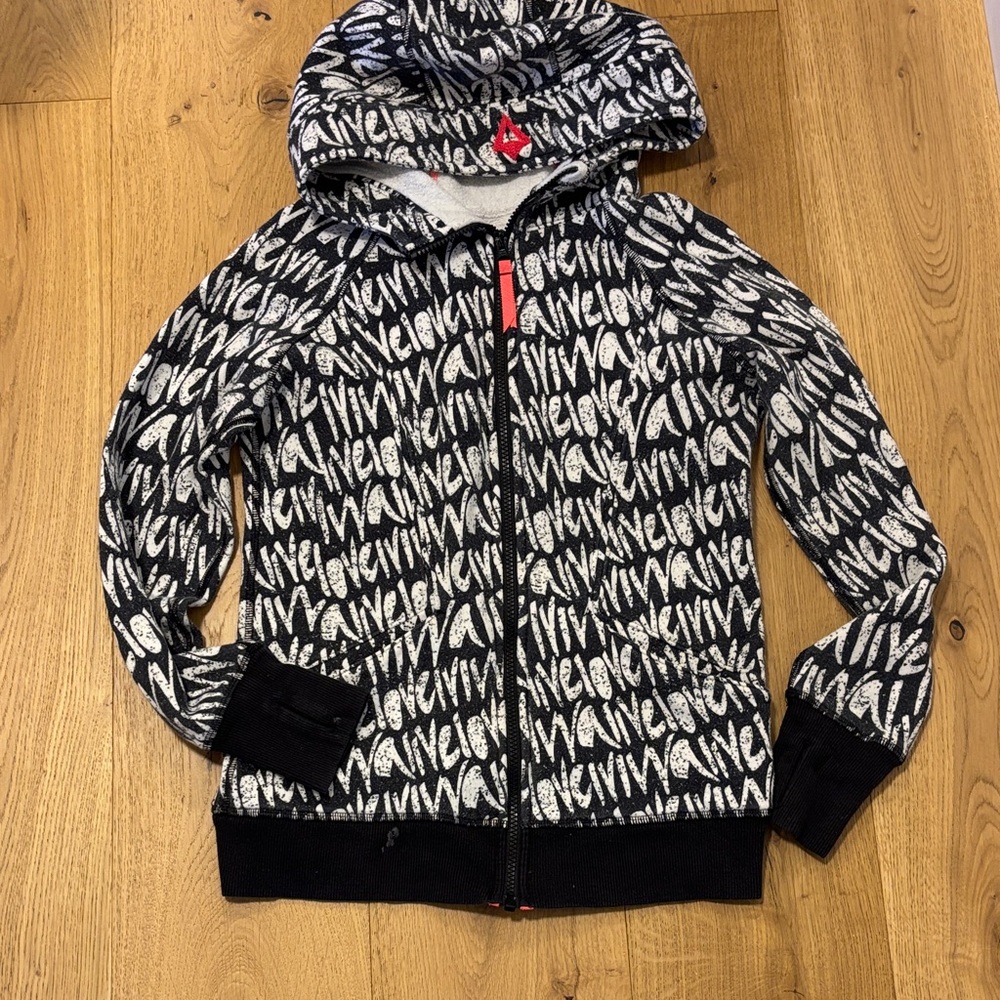 Ivivva Black and White Patterned Jacket